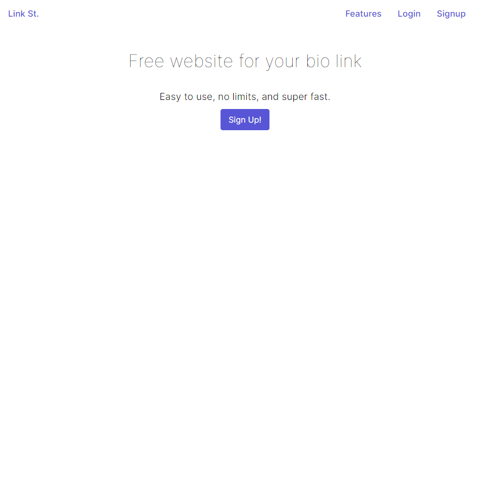 Linkst screenshot