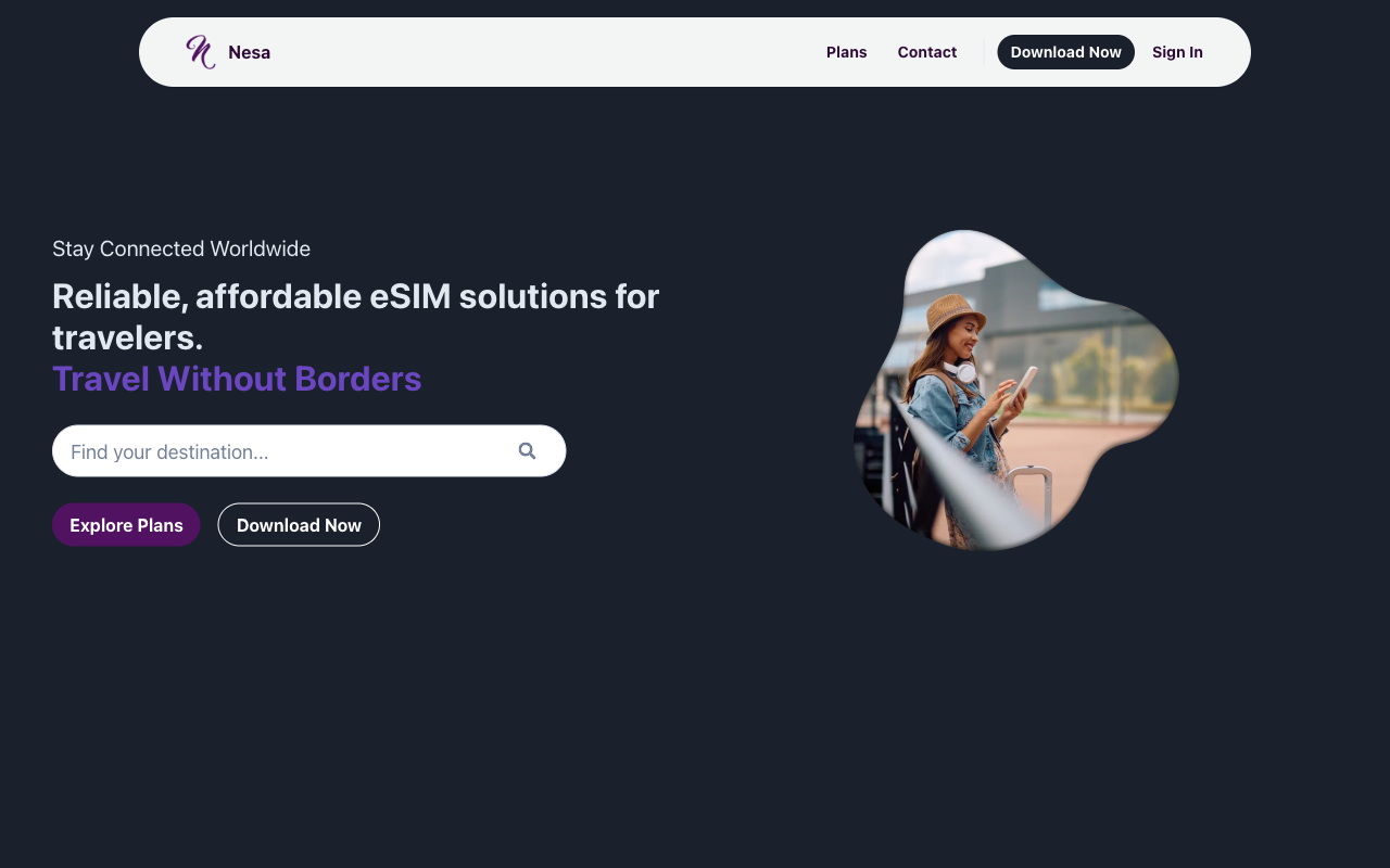 Nesa Mobile eSIM marketplace